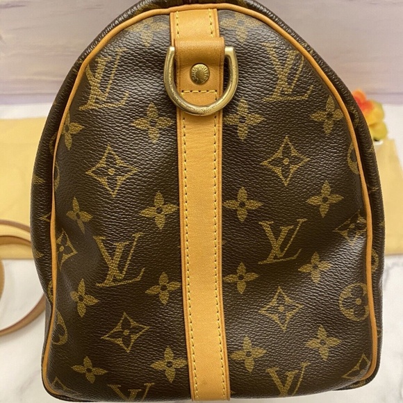 ❤️‍🩹SOLD❤️‍🩹 LOUIS VUITTON Speedy 30 Monogram Bandouliere Shoulder Bag (DU1152) - Picture 5 of 12